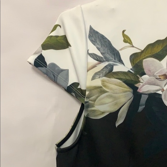 TED BAKER FLORAL DRESS SIZE 3 US 8 - Picture 5 of 6